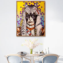 Charger l'image dans la galerie, Caractère - diamant rond complet - 40x30cm