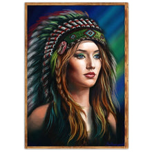 Charger l'image dans la galerie, Caractère - diamant rond complet - 40x30cm