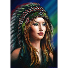 Charger l'image dans la galerie, Caractère - diamant rond complet - 40x30cm