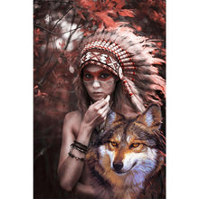 Charger l'image dans la galerie, Caractère - diamant rond complet - 40x30cm