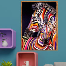 Charger l'image dans la galerie, Mosaïque - diamant rond complet - 40x30cm