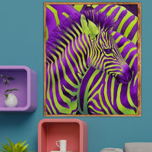 Charger l'image dans la galerie, Mosaïque - diamant rond complet - 40x30cm