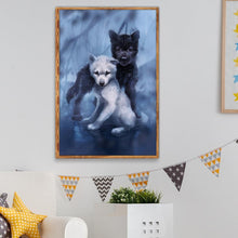 Charger l'image dans la galerie, Mosaïque - diamant rond complet - 40x30cm