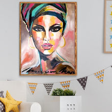 Charger l'image dans la galerie, Caractère - diamant rond complet - 40x30cm