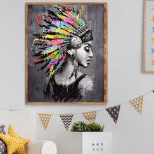 Charger l'image dans la galerie, Caractère - diamant rond complet - 40x30cm