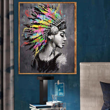 Charger l'image dans la galerie, Caractère - diamant rond complet - 40x30cm