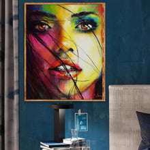 Charger l'image dans la galerie, Caractère - diamant rond complet - 40x30cm