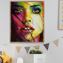 Charger l'image dans la galerie, Caractère - diamant rond complet - 40x30cm