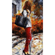 Charger l'image dans la galerie, Beauté - diamant rond complet - 50x30cm