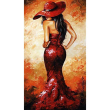 Charger l'image dans la galerie, Beauté - diamant rond complet - 50x30cm