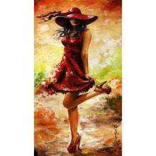 Charger l'image dans la galerie, Beauté - diamant rond complet - 50x30cm