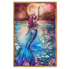 Charger l'image dans la galerie, Caractère - diamant rond complet - 40x30cm