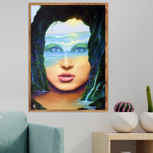 Charger l'image dans la galerie, Caractère - diamant rond complet - 40x30cm