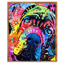 Charger l'image dans la galerie, Chien - diamant rond complet - 25x30cm