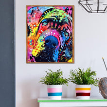 Charger l'image dans la galerie, Chien - diamant rond complet - 25x30cm