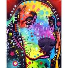Charger l'image dans la galerie, Chien - diamant rond complet - 25x30cm
