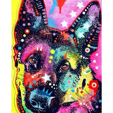 Charger l'image dans la galerie, Chien - diamant rond complet - 25x30cm