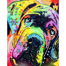 Charger l'image dans la galerie, Chien - diamant rond complet - 25x30cm
