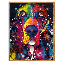 Charger l'image dans la galerie, Chien - diamant rond complet - 25x30cm