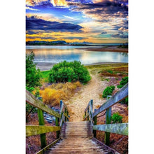 Charger l'image dans la galerie, Paysage - diamant rond complet - 40x30cm