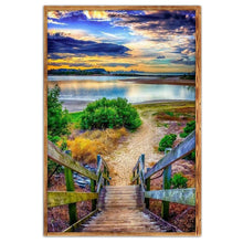 Charger l'image dans la galerie, Paysage - diamant rond complet - 40x30cm