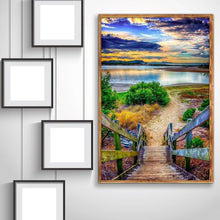 Charger l'image dans la galerie, Paysage - diamant rond complet - 40x30cm