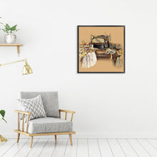 Charger l'image dans la galerie, Machine à coudre - diamant rond complet - 30x30cm