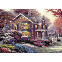 Charger l'image dans la galerie, Maison - diamant rond complet - 40x30cm