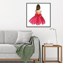 Charger l'image dans la galerie, Fille - diamant rond complet - 30x30cm