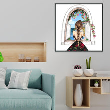 Charger l'image dans la galerie, Fille - diamant rond complet - 30x30cm