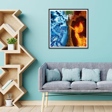 Charger l'image dans la galerie, Fille - diamant rond complet - 30x30cm