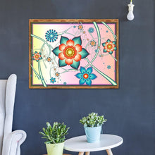 Charger l'image dans la galerie, Résumé - diamant rond complet - 40x30cm