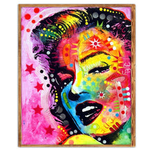 Charger l'image dans la galerie, Caractère - diamant rond complet - 25x30cm