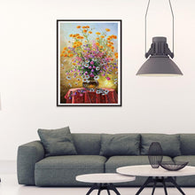 Charger l'image dans la galerie, Fleurs - diamant rond complet - 30x40cm