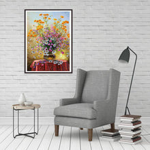 Charger l'image dans la galerie, Fleurs - diamant rond complet - 30x40cm