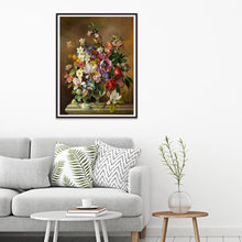 Charger l'image dans la galerie, Fleurs - diamant rond complet - 30x40cm