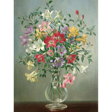 Charger l'image dans la galerie, Fleurs - diamant rond complet - 30x40cm