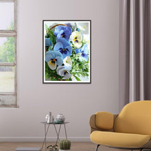 Charger l'image dans la galerie, Fleurs - diamant rond complet - 30x40cm