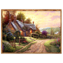 Charger l'image dans la galerie, Fleur - diamant rond complet - 40x30cm