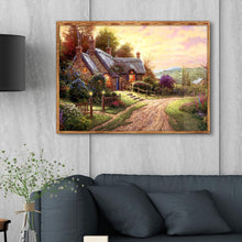 Charger l'image dans la galerie, Fleur - diamant rond complet - 40x30cm