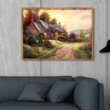 Charger l'image dans la galerie, Fleur - diamant rond complet - 40x30cm