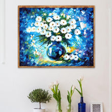 Charger l'image dans la galerie, Fleur - diamant rond complet - 40x30cm