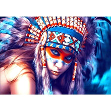 Charger l'image dans la galerie, Caractère - diamant rond complet - 40x30cm