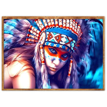 Charger l'image dans la galerie, Caractère - diamant rond complet - 40x30cm