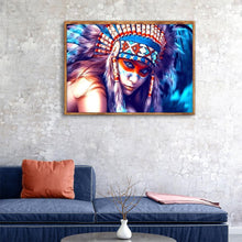 Charger l'image dans la galerie, Caractère - diamant rond complet - 40x30cm