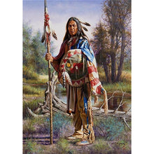 Charger l'image dans la galerie, Indien - diamant rond complet - 30x40cm