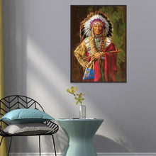 Charger l'image dans la galerie, Indien - diamant rond complet - 30x40cm