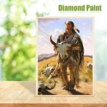 Charger l'image dans la galerie, Indien - diamant rond complet - 30x40cm