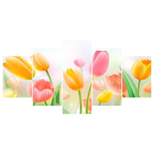 Charger l'image dans la galerie, Tulipe 5pcs - diamant rond complet - 95x45cm