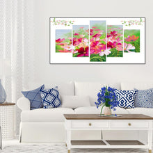 Charger l'image dans la galerie, Fleur 5pcs - diamant rond complet - 95x45cm